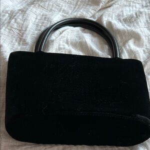 Talbots Vintage Suede Dress Bag